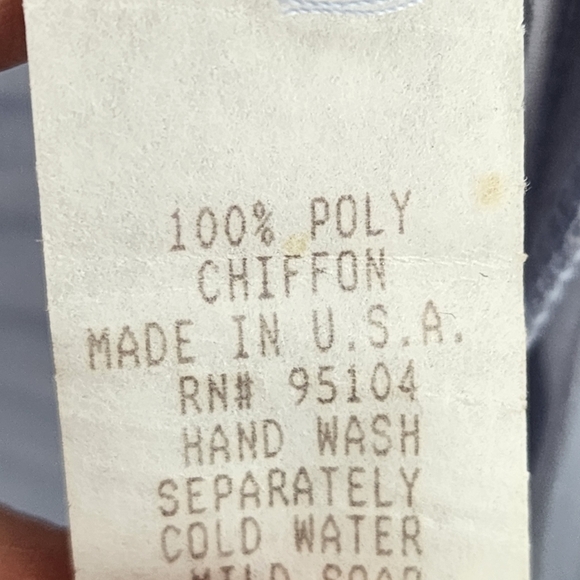 Bodil Women's Poly Chiffon Plisse Button Front Sheer Tunic Dress - XL - Picture 8 of 8